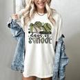100 Days Of School Baseball Camo Cap Kids Boys 100th Day Women's Comfort Colors T-Shirt Ivory