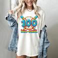 100 Days Of School Baseball Drip Boys 100th Day Of School Women's Comfort Colors T-Shirt Ivory 100 Days Of School Baseball Drip Boys 100th Day Of School Women's Comfort Colors T-Shirt Ivory