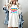 100 Days Of School Baseball Drip Ice Cream Costume Teachers Women's Comfort Colors T-Shirt Ivory
