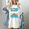 100 Days Of School Baseball Ice Cream Drip Student Kids Boys Women's Comfort Colors T-Shirt Ivory