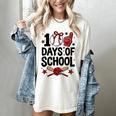 100 Days Of School Coquette Bow Baseball 100th Day Girl Kid Women's Comfort Colors T-Shirt Ivory 100 Days Of School Coquette Bow Baseball 100th Day Girl Kid Women's Comfort Colors T-Shirt Ivory