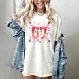 6 7 Melting Number Arrow Baseball Drip Valentine's Day Women's Comfort Colors T-Shirt Ivory 6 7 Melting Number Arrow Baseball Drip Valentine's Day Women's Comfort Colors T-Shirt Ivory