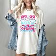 67 33 Days Of School Baseball Drip 100th Day Of School Boys Women's Comfort Colors T-Shirt Ivory