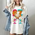 67 Ice Cream Drip Baseball Number 67 Player 67th Birthday Premium Tri-Blend Women's Comfort Colors T-Shirt Ivory