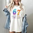 67 Meme Baseball Kids Girls Humor Number 6 7 Women's Comfort Colors T-Shirt Ivory 67 Meme Baseball Kids Girls Humor Number 6 7 Women's Comfort Colors T-Shirt Ivory