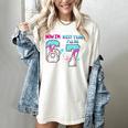 6th Birthday Now I'm 6 Next Year I'Ll Be 7 Baseball Drip 67 Women's Comfort Colors T-Shirt Ivory