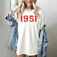 75 Year Old 1951 Classic Baseball Fan 75th Birthday Women's Comfort Colors T-Shirt Ivory 75 Year Old 1951 Classic Baseball Fan 75th Birthday Women's Comfort Colors T-Shirt Ivory