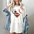 Ball Aunt Heart Football Baseball Hockey Game Day Women's Comfort Colors T-Shirt Ivory Ball Aunt Heart Football Baseball Hockey Game Day Women's Comfort Colors T-Shirt Ivory