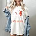 Ball Mom Football Baseball Mom Women's Comfort Colors T-Shirt Ivory