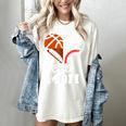 Ball Mom Heart Soccer Basketball Baseball Football Mom Women's Comfort Colors T-Shirt Ivory Ball Mom Heart Soccer Basketball Baseball Football Mom Women's Comfort Colors T-Shirt Ivory