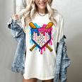 Baseball Boys Ice Cream Drip Baseball Women's Comfort Colors T-Shirt Ivory
