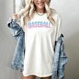 Baseball Bubble Letter Women's Comfort Colors T-Shirt Ivory Baseball Bubble Letter Women's Comfort Colors T-Shirt Ivory