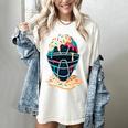 Baseball Catcher Mask Ice Cream Dripping Baseball Boy Youth Women's Comfort Colors T-Shirt Ivory Baseball Catcher Mask Ice Cream Dripping Baseball Boy Youth Women's Comfort Colors T-Shirt Ivory