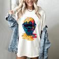 Baseball Catcher Mask Ice Cream Dripping Baseball Fan Boys Women's Comfort Colors T-Shirt Ivory Baseball Catcher Mask Ice Cream Dripping Baseball Fan Boys Women's Comfort Colors T-Shirt Ivory