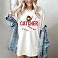 Baseball Catcher Papaw Proud Papaw Of A Baseball Catcher Women's Comfort Colors T-Shirt Ivory Baseball Catcher Papaw Proud Papaw Of A Baseball Catcher Women's Comfort Colors T-Shirt Ivory