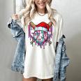 Baseball Christmas Santa Hat Baseball Christmas Drip Women's Comfort Colors T-Shirt Ivory Baseball Christmas Santa Hat Baseball Christmas Drip Women's Comfort Colors T-Shirt Ivory
