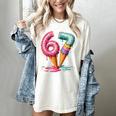 Baseball Drip Ice Cream 67 Women's Comfort Colors T-Shirt Ivory Baseball Drip Ice Cream 67 Women's Comfort Colors T-Shirt Ivory