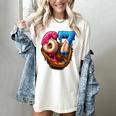 Baseball Drip Ice Cream Number 67 Player Or 67th Birthday Women's Comfort Colors T-Shirt Ivory Baseball Drip Ice Cream Number 67 Player Or 67th Birthday Women's Comfort Colors T-Shirt Ivory