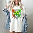 Baseball Drip Ice Cream St Patricks Day Shamrock Lucky Women's Comfort Colors T-Shirt Ivory Baseball Drip Ice Cream St Patricks Day Shamrock Lucky Women's Comfort Colors T-Shirt Ivory