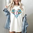 Baseball Drip Ice Cream Strong Character Women's Comfort Colors T-Shirt Ivory Baseball Drip Ice Cream Strong Character Women's Comfort Colors T-Shirt Ivory