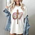 Baseball Drip Number 67 Sports Player Six Seven Meme Fan Women's Comfort Colors T-Shirt Ivory Baseball Drip Number 67 Sports Player Six Seven Meme Fan Women's Comfort Colors T-Shirt Ivory