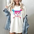 Baseball Drip Purple Glove Respect The Drip Youth Boys Girls Women's Comfort Colors T-Shirt Ivory