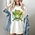 Baseball Drip St Patricks Day Boys Baseball St Patricks Day Women's Comfort Colors T-Shirt Ivory