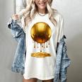 Baseball Dripping Drip Gold Sport Player Coach Baller Women's Comfort Colors T-Shirt Ivory Baseball Dripping Drip Gold Sport Player Coach Baller Women's Comfort Colors T-Shirt Ivory