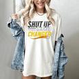 Baseball Fan Shut Up I'm Doing Game Changer Premium Tri-Blend Women's Comfort Colors T-Shirt Ivory Baseball Fan Shut Up I'm Doing Game Changer Premium Tri-Blend Women's Comfort Colors T-Shirt Ivory