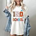 Baseball Football Basketball I Survived 100 Days Of School Women's Comfort Colors T-Shirt Ivory Baseball Football Basketball I Survived 100 Days Of School Women's Comfort Colors T-Shirt Ivory