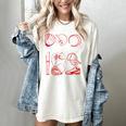 Baseball Game Day Coquette Game Day Baseball Women's Comfort Colors T-Shirt Ivory