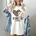 Baseball Game Day Vibes Baseball Mom Mama Leopard Cute Women's Comfort Colors T-Shirt Ivory Baseball Game Day Vibes Baseball Mom Mama Leopard Cute Women's Comfort Colors T-Shirt Ivory