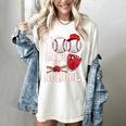 Baseball Happy 100 Days Of School Boy Girl Kid Teacher Women's Comfort Colors T-Shirt Ivory