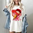 Baseball Heart Valentine Baseball Ice Cream Drip Boys Girls Women's Comfort Colors T-Shirt Ivory Baseball Heart Valentine Baseball Ice Cream Drip Boys Girls Women's Comfort Colors T-Shirt Ivory