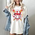 Baseball Heart Valentines Day Baseball Ice Cream Drip Boys Women's Comfort Colors T-Shirt Ivory