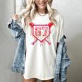 Baseball Ice Cream Drip Number 67 Meme Valentine Couple Love Women's Comfort Colors T-Shirt Ivory