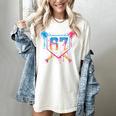 Baseball Ice Cream Drip Number 67 Player 67th Birthday 6 7 Women's Comfort Colors T-Shirt Ivory Baseball Ice Cream Drip Number 67 Player 67th Birthday 6 7 Women's Comfort Colors T-Shirt Ivory