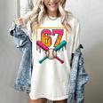 Baseball Ice Cream Drip Number 67 Player 67th Birthday Premium Tri-Blend Women's Comfort Colors T-Shirt Ivory Baseball Ice Cream Drip Number 67 Player 67th Birthday Premium Tri-Blend Women's Comfort Colors T-Shirt Ivory