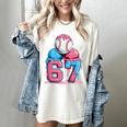 Baseball Ice Cream Drip Six Seven Gen Alpha Meme 67 Women's Comfort Colors T-Shirt Ivory