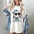 Baseball Ice Cream Drip Sports Boys Kids Youth Men Women's Comfort Colors T-Shirt Ivory