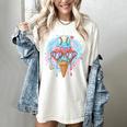 Baseball Ice Cream Heart Sunglasses Youth Boys Valentine Women's Comfort Colors T-Shirt Ivory