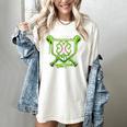 Baseball Icecream St Patrick's Day Lucky Charm Shamrock Drip Women's Comfort Colors T-Shirt Ivory Baseball Icecream St Patrick's Day Lucky Charm Shamrock Drip Women's Comfort Colors T-Shirt Ivory
