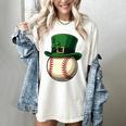 Baseball Leprechaun Hat Saint Patrick Retro Women's Comfort Colors T-Shirt Ivory Baseball Leprechaun Hat Saint Patrick Retro Women's Comfort Colors T-Shirt Ivory