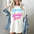 Baseball Life Lifestyle Home Plate Ice Cream Drip Men Boys Women's Comfort Colors T-Shirt Ivory