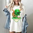 Baseball Life Style Ice Cream Drip Green Premium Tri-Blend Women's Comfort Colors T-Shirt Ivory Baseball Life Style Ice Cream Drip Green Premium Tri-Blend Women's Comfort Colors T-Shirt Ivory