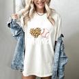 Baseball Mama For Baseball Mom Leopard Game Day Women's Comfort Colors T-Shirt Ivory