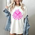 In My Baseball Mom Era Retro Game Day Mom Era 2 Sides Women's Comfort Colors T-Shirt Ivory