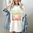 In My Baseball Mom Era Retro Groovy Style Sports Mama Women's Comfort Colors T-Shirt Ivory