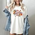 Baseball Mom With Garden Flowers Women's Comfort Colors T-Shirt Ivory Baseball Mom With Garden Flowers Women's Comfort Colors T-Shirt Ivory