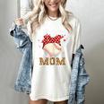 Baseball Mom Headband Leopard Baseball Ball Mother's Day Women's Comfort Colors T-Shirt Ivory Baseball Mom Headband Leopard Baseball Ball Mother's Day Women's Comfort Colors T-Shirt Ivory